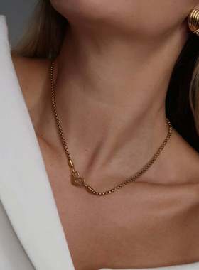 英国george melis爱心项链吊坠mama项链双面爱心情人节炉内真空