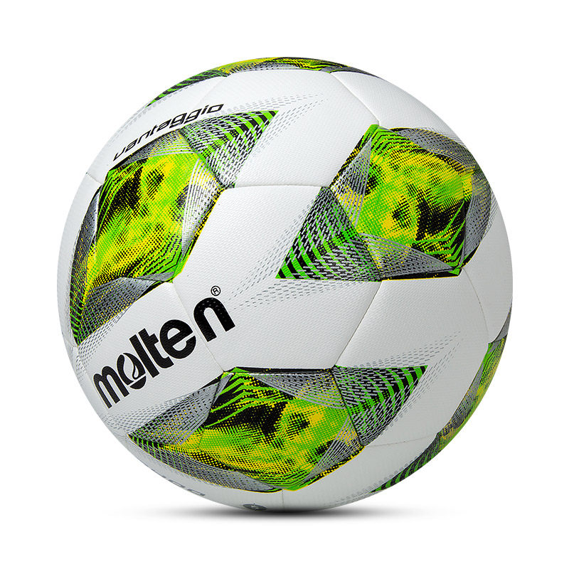 molten真皮脚感5号4号比赛足球 钧崴运动户外足球