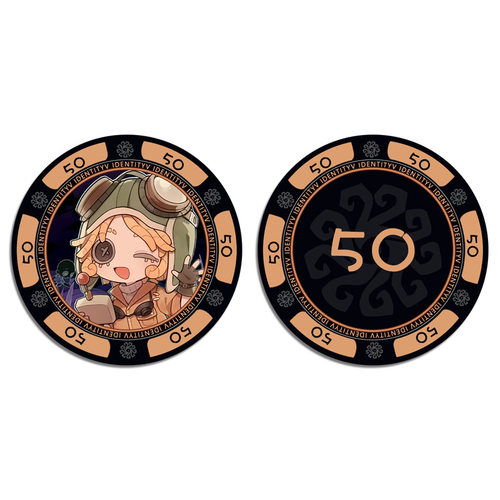 第五人格动漫周边亚克力筹码币渔女作曲家把玩创意小玩具礼品收藏 - 图3