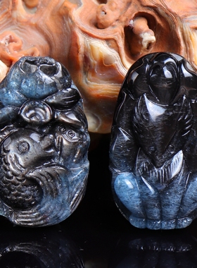 海蓝宝猫眼吊坠异象共生男女