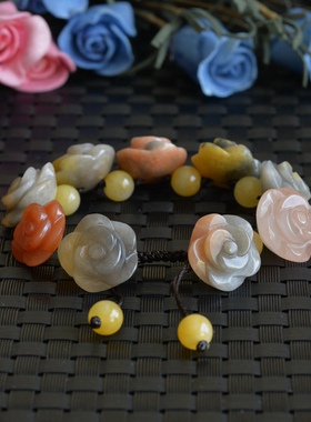 天然新疆手钏彩玉