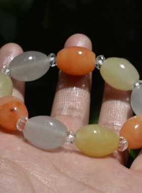 天然新疆手钏彩玉