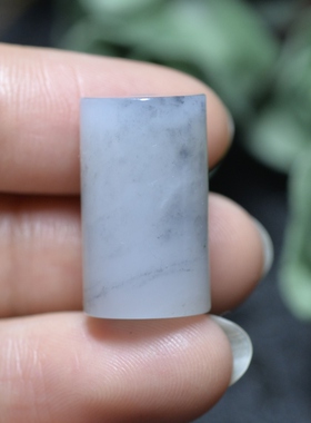 直径12.5MM新疆和田玉籽料17#青花勒子珠腰珠桶珠项链挂坠