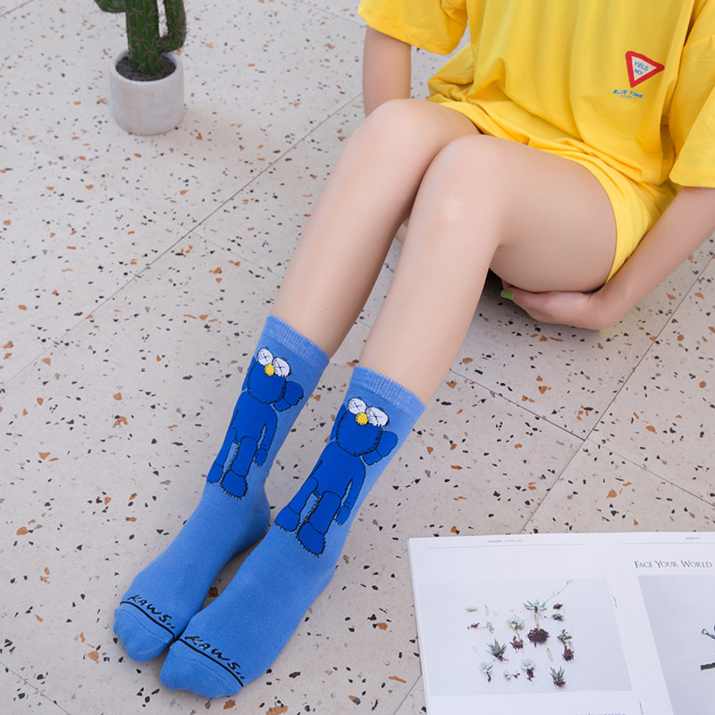 男女ins个性街头高筒潮牌潮中筒袜 晶朵雅短袜/打底袜/丝袜/美腿袜