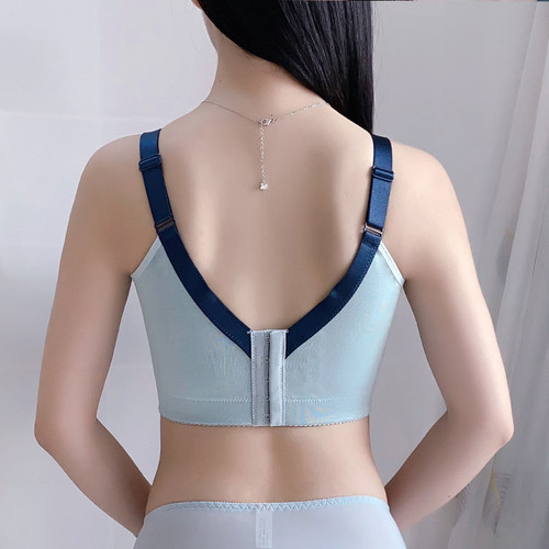 图薇娜调整型内衣聚拢收副乳文胸六排扣高侧比矫正下垂防外扩胸罩 - 图1