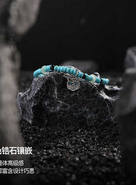 雪松手串男手链情人节礼物