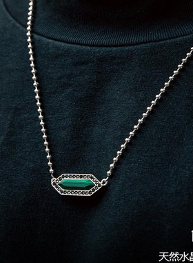 babama高级感轻奢男白玛瑙吊坠