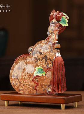 南初先生福禄满堂葫芦装饰摆件高档家居新中式工艺品客厅玄关书房