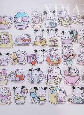 6cm亚克力片片kitty滴胶手机壳饰品配件挂件冰箱贴手工钥匙扣材料