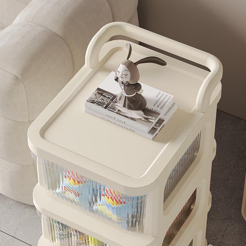 婴儿小推车置物架落地可移动抽屉式收纳柜宝宝儿童零食玩具收纳柜 - 图1