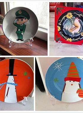 新相册后面支架亚克力相框支架结婚相册摆台背板支架工艺品托架钟