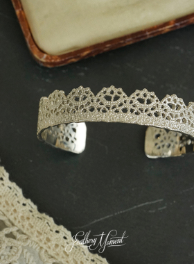 FeatheryMoment原创925银银手镯