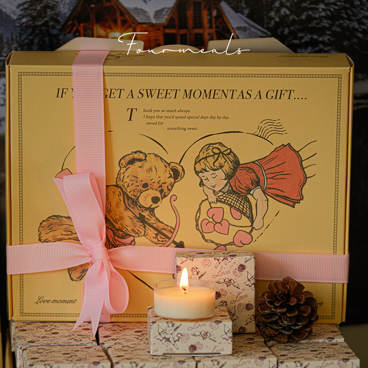 《糖炒栗子》450g香薰蜡烛礼盒30只茶蜡生日礼物女生卧室香氛小众,淘宝优惠券,粉丝福利购,淘宝优惠卷