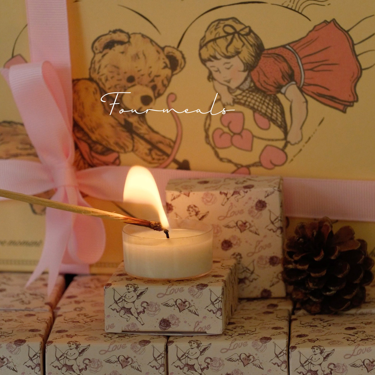 《糖炒栗子》450g香薰蜡烛礼盒30只茶蜡生日礼物女生卧室香氛小众,淘宝优惠券,粉丝福利购,淘宝优惠卷