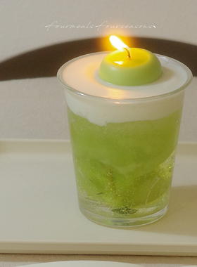 fourmeals青苹果奶盖香薰蜡烛