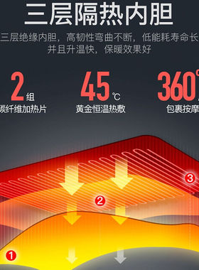 鑫金霸电加热护腰带暖腰带腰部按摩器腰疼理疗暖肚子神器保暖APP