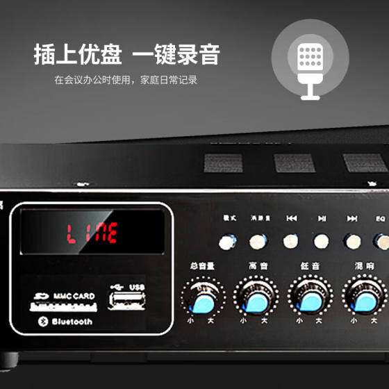 志高（CHIGO）家庭影院ktv音响套装家用K歌点歌带话筒卡拉ok无线