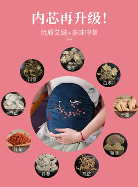 艾宝电加热艾草包产后艾灸包热敷护腰成人暧肚子疼理疗垫SNDL[天