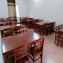 Custom solid wood reading table See desk wood wood Library reading room table and chairs steel frame meeting table reading table