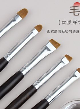沧州乌木眼线刷铜管化妆刷
