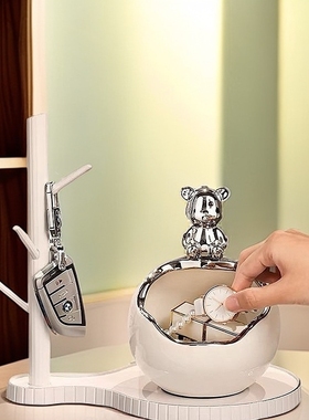 现代轻奢钥匙收纳玄关摆件客厅入户鞋柜家居创意装饰乔迁新居礼物