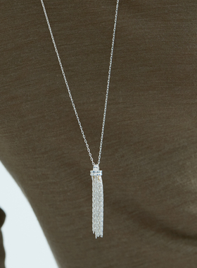 小众设计流苏吊坠毛衣链长款项链