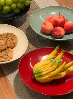 日式陶瓷果盘家用客厅茶几果篓