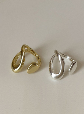 夸张个性缕空金属戒指女欧美潮流独特精致时尚气质百搭指环戒子