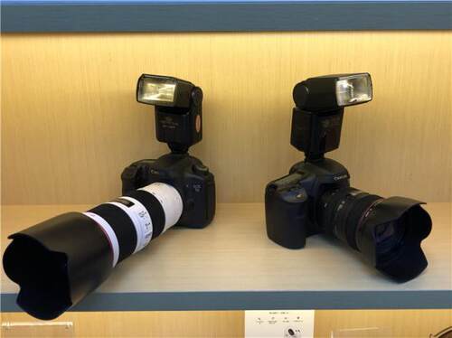 佳能5D4/6D2/80D/7D2单反相机模型 摆件摄影剧组场景道具玩具1:1 - 图0