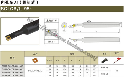 内孔刀95D/S06K/S07K/S08K/S10K/S12M/S14N/S16Q-SCLCR06/SCLCL06 - 图2