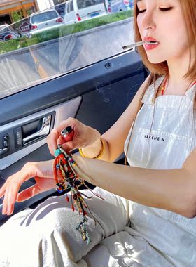 承李李镶嵌玛瑙多宝手链高端定制