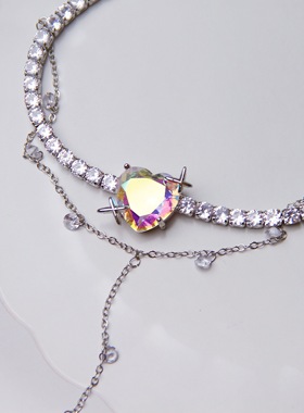 承李李原创设计幻彩刻面白金