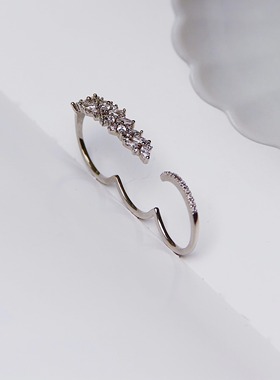 承李李原创设计纯银指环活口