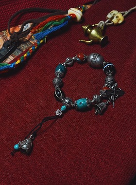 承李李原创设计风镶嵌流苏手串