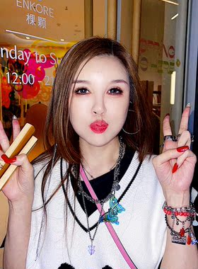 承李李原创设计琉璃钛钢项链