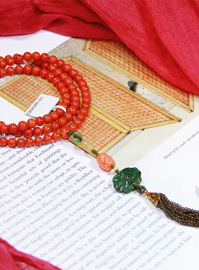 承李李原创设计风翡翠佛珠手链