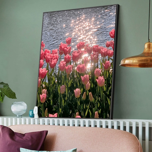 Tulip Fragrant Diamond Drills Living Room маленькая паста бриллиант заканчивается 2023 Новая спальня простая и современная северная