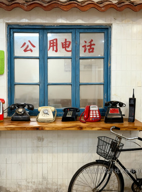 老式电话机怀旧复古装饰摆件道具