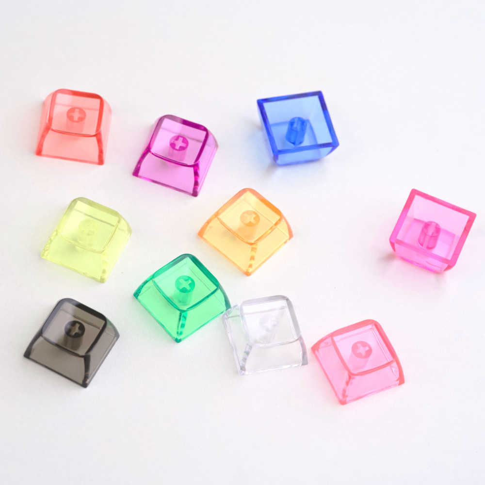 高透明透光多色客制化机械键盘键帽 PC材质 XDA高度9.3mm,淘宝优惠券,粉丝福利购,淘宝优惠卷