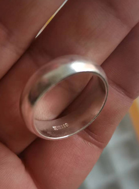 情侣戒指香梓丽纯银实心简约古法