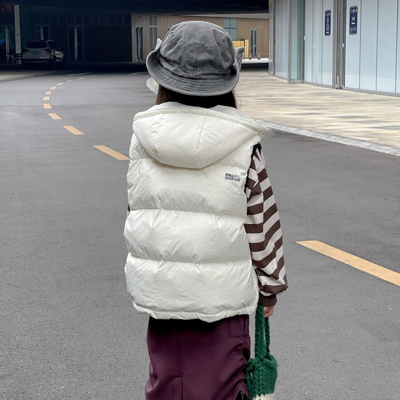 韩国童装马甲儿童羽绒服秋冬短款加厚背心外穿男童女童坎肩秋装潮