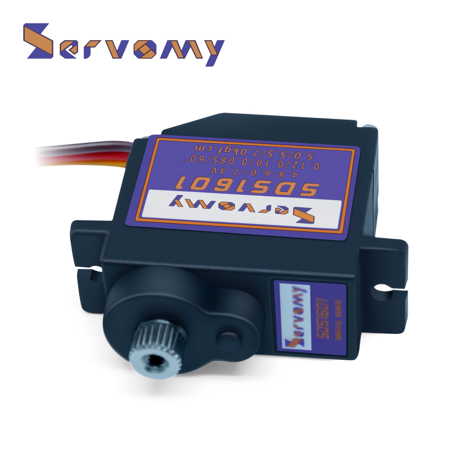 新品Servomy-SDS1601, 9g空心杯金属带轴承大扭力高压数字舵机 - 图2