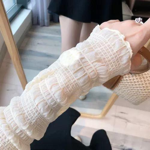 Демисезонный кружевной шелковый приятный телу сексуальный лонгслив, увеличенная толщина