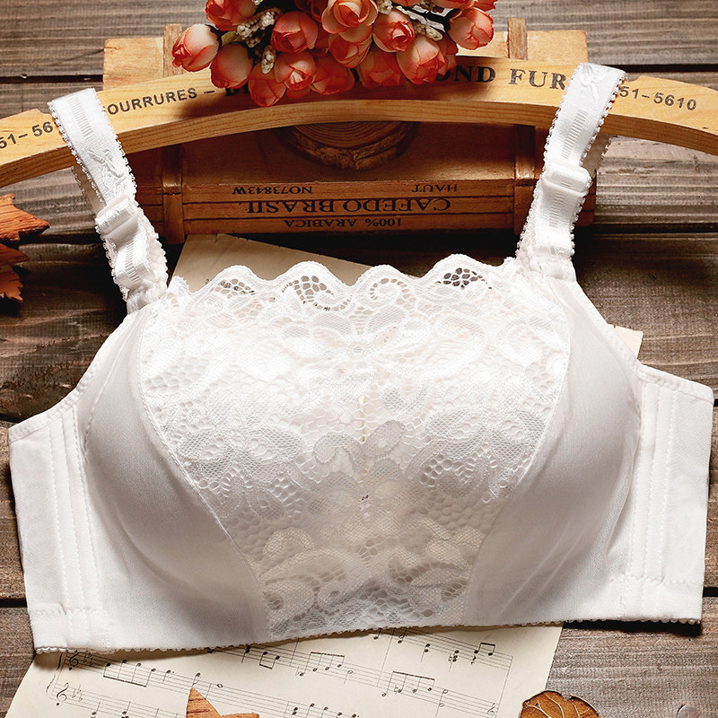 聚拢收副乳夏季性感蕾丝舒适抹胸 韩茵莎文胸