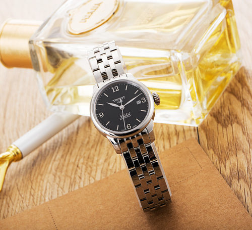 Tissot 天梭力洛克系列手表女瑞士机械机芯精钢银盘 - 图2