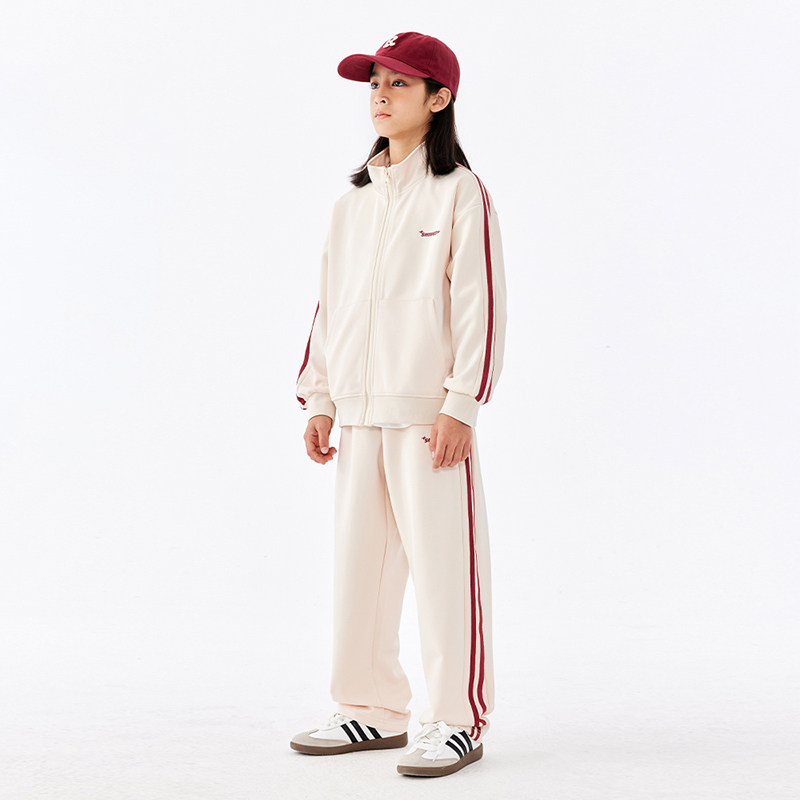 DK童装秋装新款复古女童男童运动套装儿童时髦外套卫衣裤两件套潮,淘宝优惠券,粉丝福利购,淘宝优惠卷