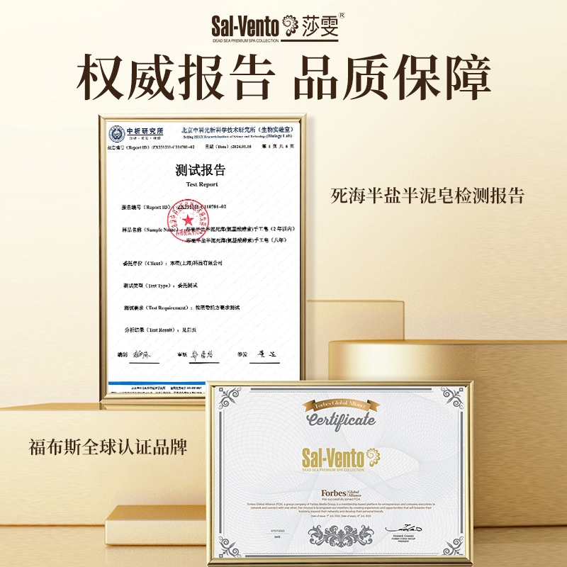 SAL-VENTO/莎雯以色列进口死海半盐半泥手工皂香皂洁面洗脸皂95g - 图1