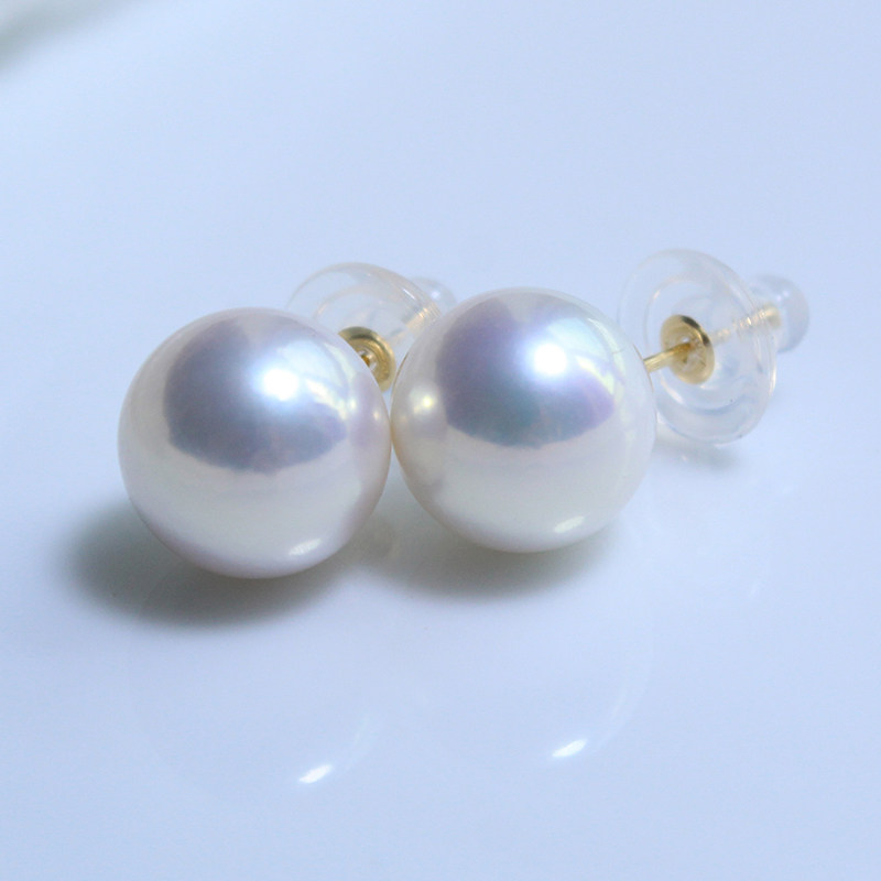 天然淡水珍珠耳钉耳环爱迪生规格12MM大珠18K黄金材质正圆气质,淘宝优惠券,粉丝福利购,淘宝优惠卷