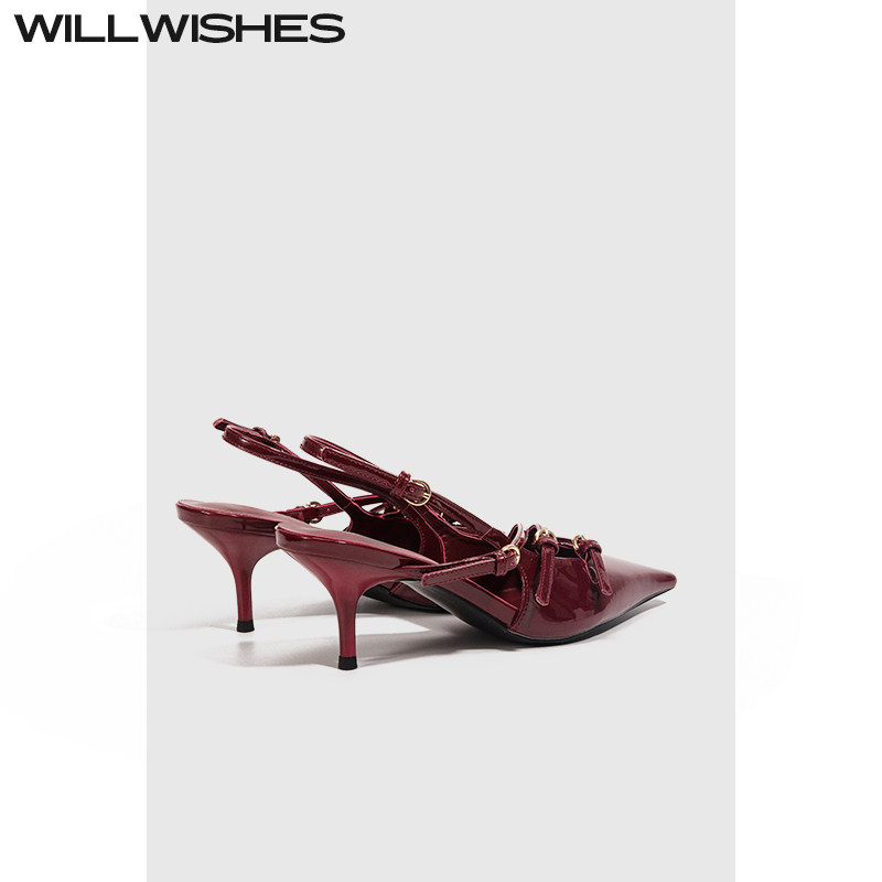 【折扣季，卖完不补】王玎设计女鞋夏季尖头细跟高跟凉鞋HX2401-1,淘宝优惠券,粉丝福利购,淘宝优惠卷