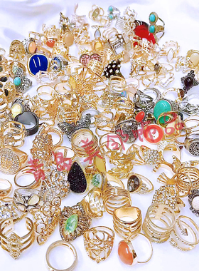 欧美夸张大款重款戒指按斤